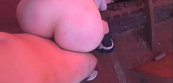  Blonde POV Blowjob and Hard Doggy Sex - Cumshot Closeup.